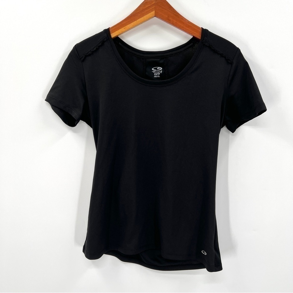 C9 CHAMPION Woman's Black Short Sleeve Lightweight Athletic Top Size XS